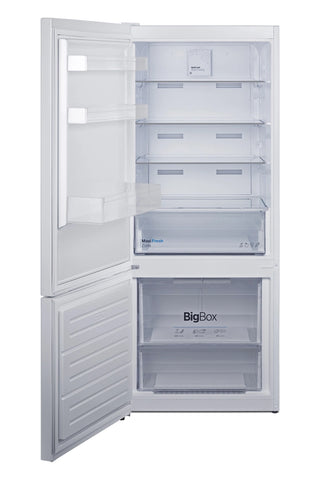Summit FFBF151WLHD 28" Wide 15.1 cu. ft. Bottom Mount Refrigerator-Freezer, ENERGY STAR White