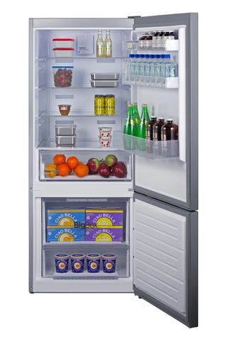 Summit FFBF154SS 28" Wide 15.1 cu. ft. Bottom Mount Refrigerator-Freezer, ENERGY STAR Stainless Steel