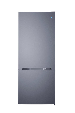 Summit FFBF154SSIM 28" Wide 15.1 cu. ft. Bottom Mount Refrigerator-Freezer with Icemaker, Stainless Steel