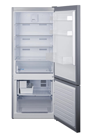 Summit FFBF154SSIM 28" Wide 15.1 cu. ft. Bottom Mount Refrigerator-Freezer with Icemaker, Stainless Steel