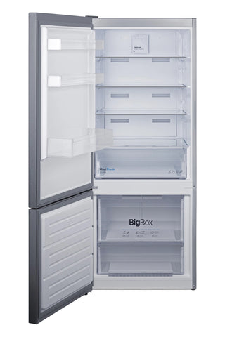 Summit FFBF154SSLHD 28" Wide 15.1 cu. ft. Bottom Mount Refrigerator-Freezer, Stainless Steel