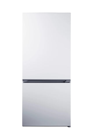 Summit FFBF172W 30" Wide 16.1 cu. ft. Bottom Mount Refrigerator-Freezer, Counter Depth, ENERGY STAR Certified