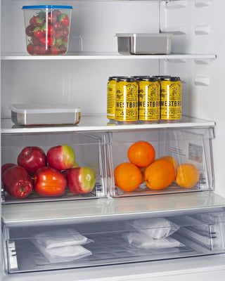 Summit FFBF172W 30" Wide 16.1 cu. ft. Bottom Mount Refrigerator-Freezer, Counter Depth, ENERGY STAR Certified