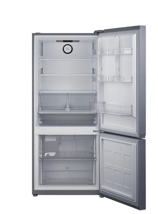 Summit FFBF174SSIM 30" Wide 16.1 cu.ft. Bottom Freezer Refrigerator with Icemaker, Counter Depth