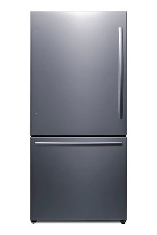 Summit FFBF179SSIMLHD 31" Wide Bottom Freezer Refrigerator with Icemaker and Left Hand Door Swing, 17.2 cu.ft.