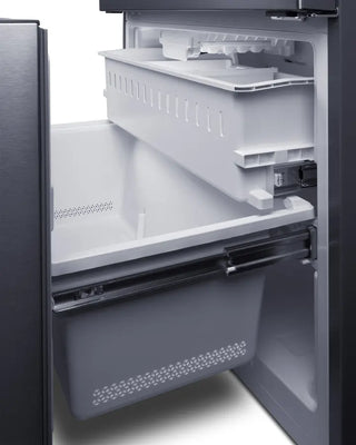 Summit FFBF179SSIMLHD 31" Wide Bottom Freezer Refrigerator with Icemaker and Left Hand Door Swing, 17.2 cu.ft.