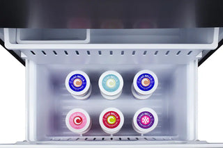 Summit FFBF179SSIMLHD 31" Wide Bottom Freezer Refrigerator with Icemaker and Left Hand Door Swing, 17.2 cu.ft.