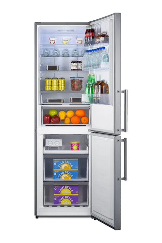 Summit FFBF235PL 24" Wide Bottom Freezer Refrigerator ENERGY STAR Certified, 10.8 cu.ft.