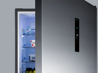 Summit FFBF249SS2IM 24" Wide Bottom Freezer Refrigerator with Factory-Installed Icemaker, 10.6 cu.ft.