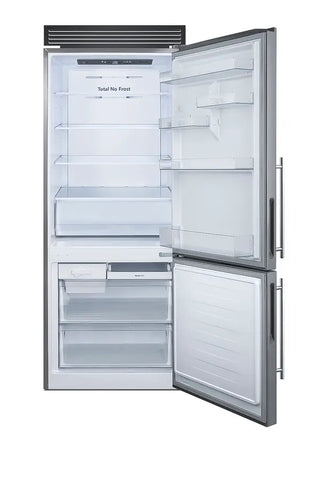 Summit FFBF279SSXH72 28" Wide Bottom Freezer Refrigerator ENERGY STAR Certified with Decorative Grill, 14.6 cu.ft.