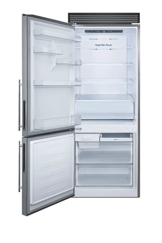 Summit FFBF279SSXH72LHD 28" Wide Bottom Freezer Refrigerator ENERGY STAR Certified, Left Hand Swing, 14.6 cu.ft.