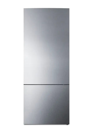 Summit FFBF279SSXIM 28" Wide Bottom Freezer Refrigerator with Factory-Installed Icemaker, 14.6 cu.ft.