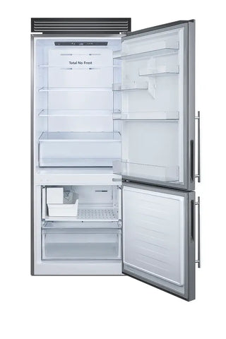 Summit FFBF279SSXIMH72 28" Wide Bottom Freezer Refrigerator with Icemaker and Decorative Grill, 14.6 cu.ft.