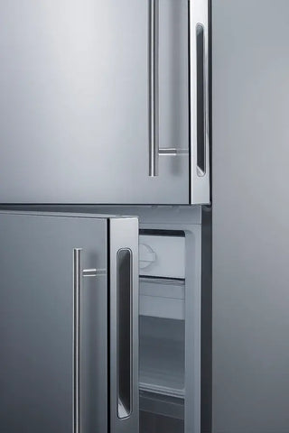 Summit FFBF279SSXIMH72LHD 28" Wide Bottom Freezer Refrigerator with Icemaker, Left Hand Swing, 14.6 cu.ft.