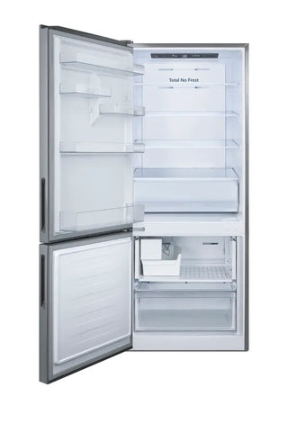 Summit FFBF279SSXIMLHD 28" Wide Bottom Freezer Refrigerator with Icemaker and Left Hand Door Swing, 14.6 cu.ft.