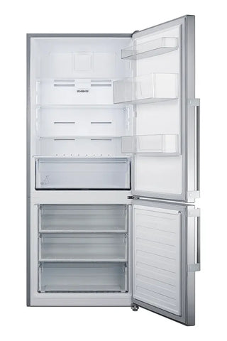 Summit FFBF283SS 28" Wide Bottom Freezer Refrigerator ENERGY STAR Certified, 14.0 cu.ft.