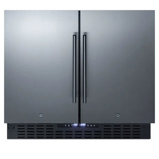 Summit FFRF36 36" Wide Built-In Refrigerator-Freezer NSF-7 Approved, 5.35 cu.ft.