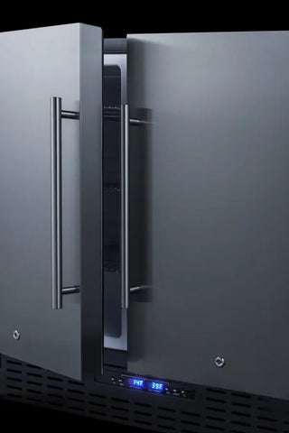 Summit FFRF36 36" Wide Built-In Refrigerator-Freezer NSF-7 Approved, 5.35 cu.ft.