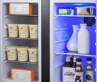 Summit FFRF36 36" Wide Built-In Refrigerator-Freezer NSF-7 Approved, 5.35 cu.ft.