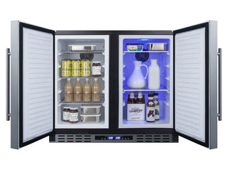 Summit FFRF36ADA 36" Wide Built-In Refrigerator-Freezer ADA Compliant NSF-7 Approved, 5.8 cu.ft.