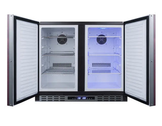 Summit FFRF36IFADA 36" Wide ADA Height Built-In Refrigerator-Freezer (Panels Not Included) NSF-7 Approved, 5.8 cu.ft.