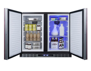 Summit FFRF36IFADA 36" Wide ADA Height Built-In Refrigerator-Freezer (Panels Not Included) NSF-7 Approved, 5.8 cu.ft.