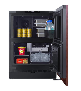 Summit FFRF5IMPNR 24" Wide 3.2 cu.ft. Refrigerator-Freezer with Factory-Installed Icemaker (Panel Not Included)