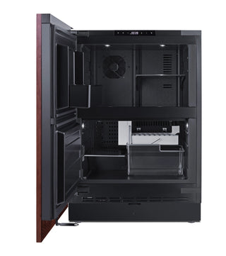 Summit FFRF5IMPNRLHD 24" Wide 3.2 cu.ft. Built-In Undercounter Refrigerator-Freezer with Icemaker 