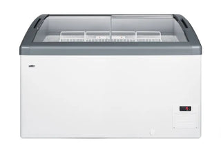 Summit FOCUS131 52" Wide Curved Top Chest Freezer NSF-7 Approved with Digital Controls, 12.4 cu.ft.