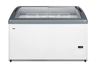 Summit FOCUS131 52" Wide Curved Top Chest Freezer NSF-7 Approved with Digital Controls, 12.4 cu.ft.