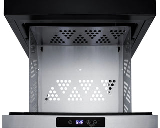 Summit LX1D BeautiFridge 18" Wide Built-In Cosmetics Refrigerated Drawer, Stainless Steel, 0.8 cu.ft.  