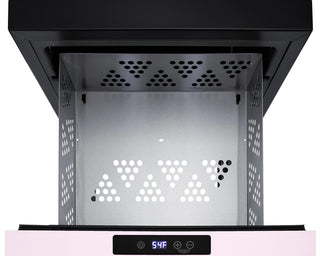 Summit LX1DP BeautiFridge 18" Wide Built-In Cosmetics Refrigerated Drawer, Blush Pink, 0.8 cu.ft. 