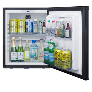 Summit MB12B 16" Wide Compact Freestanding Minibar Refrigerator, Black, 0.7 cu.ft.
