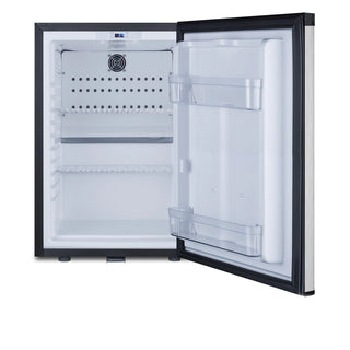 Summit MB26SS 16" Wide Compact Stainless Steel Minibar Refrigerator, Black and Stainless Steel, 1.1 cu.ft.