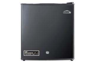 Summit MB41B 18" Wide Compact Jet Black Minibar Refrigerator, 1.6 cu.ft.