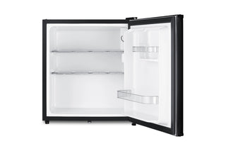 Summit MB41B 18" Wide Compact Jet Black Minibar Refrigerator, 1.6 cu.ft.