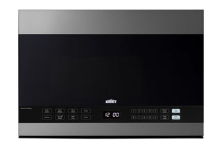Summit MHOTR243SS 24" Wide Over-the-Range Microwave Oven, Black - Stainless Steel, 115 V AC/60 Hz