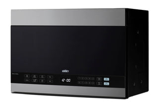 Summit MHOTR243SS 24" Wide Over-the-Range Microwave Oven, Black - Stainless Steel, 115 V AC/60 Hz