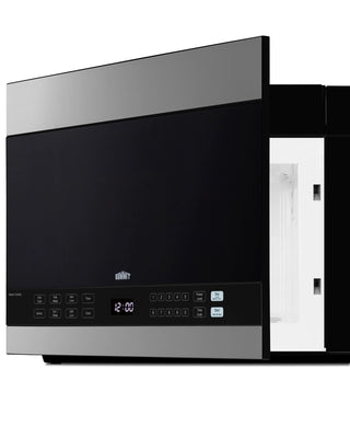 Summit MHOTR243SS 24" Wide Over-the-Range Microwave Oven, Black - Stainless Steel, 115 V AC/60 Hz
