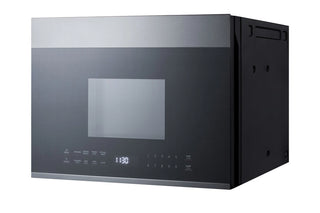 Summit MHOTR24SS 24" Wide Over-the-Range Microwave Oven, Black - Stainless Steel, 115 V AC/60 Hz