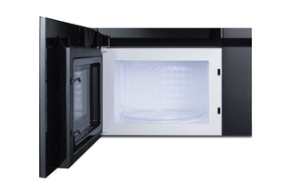 Summit MHOTR24SS 24" Wide Over-the-Range Microwave Oven, Black - Stainless Steel, 115 V AC/60 Hz