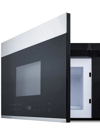 Summit MHOTR24SS 24" Wide Over-the-Range Microwave Oven, Black - Stainless Steel, 115 V AC/60 Hz