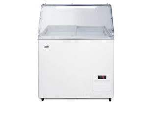 Summit NOVA22PDC Commercial 7.2 Cu. Ft. Dipping Cabinet with Sneezeguard