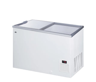 Summit NOVA35 11.7 Cu. Ft. Commercial Display Chest Freezer, Digital thermostat, 43" Wide