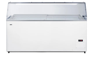 Summit NOVA53PDC 17 Cu.Ft. Dipping Cabinet, Digital thermostat, 61" Wide, with Sneezeguard