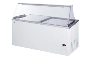 Summit NOVA53PDC 17 Cu.Ft. Dipping Cabinet, Digital thermostat, 61" Wide, with Sneezeguard