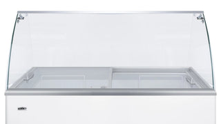 Summit NOVAGDC35KIT Commercial Curved Glass Sneezeguard Kit for NOVA35 Freezer