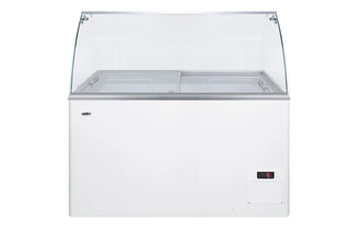 Summit NOVAGDC53KIT Commercial Curved Glass Sneezeguard Kit for NOVA53 Freezer