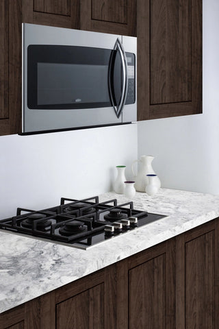 Summit OTRSS301 30" Wide Over-the-Range Microwave with Range Hood Vent