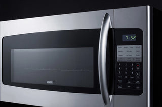 Summit OTRSS301 30" Wide Over-the-Range Microwave with Range Hood Vent